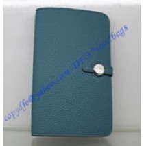Hermes Dogon Combined Wallet HW508 blue